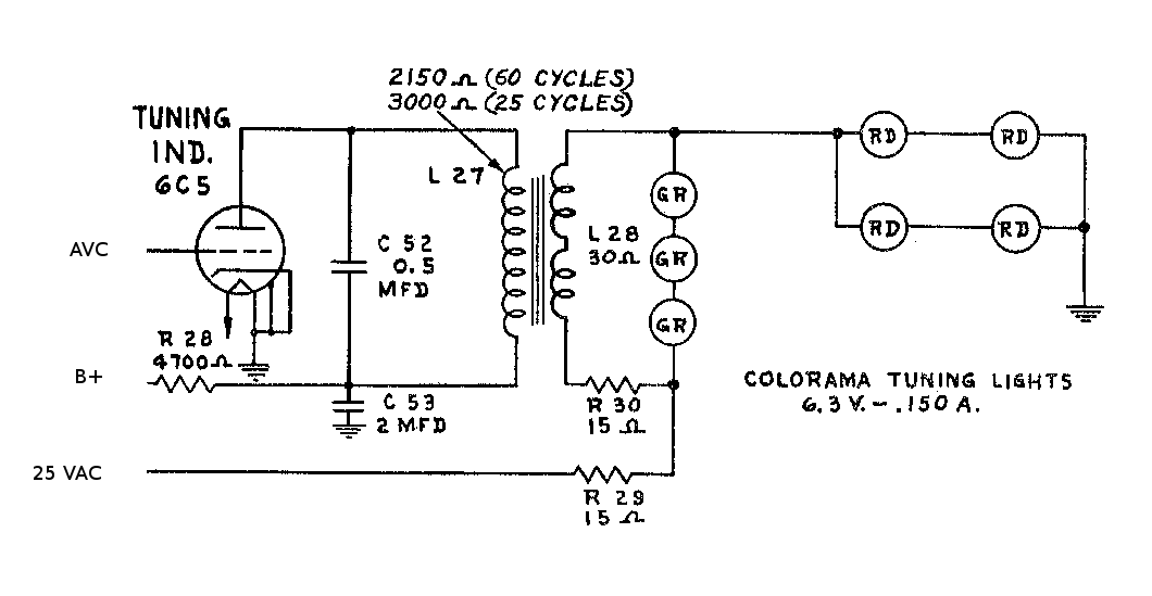[Figure 1. GE Colorama Circuit]