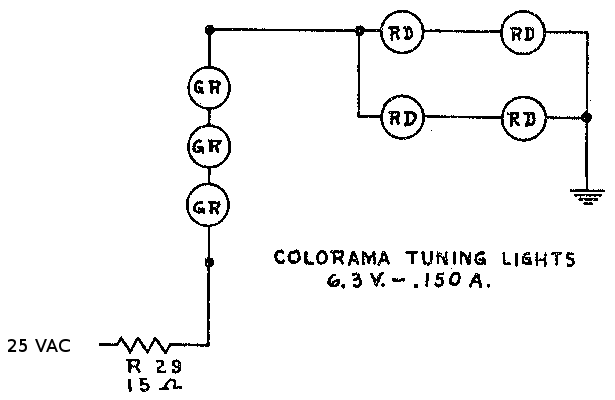 [Figure 2. Tuned to Station Lamp Circuit]